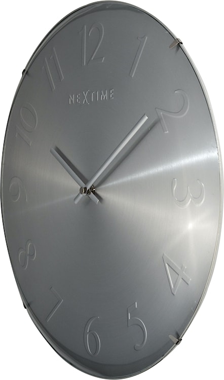 Zegar ścienny Elegant Dome 35 cm srebrny  - zdjęcie 5