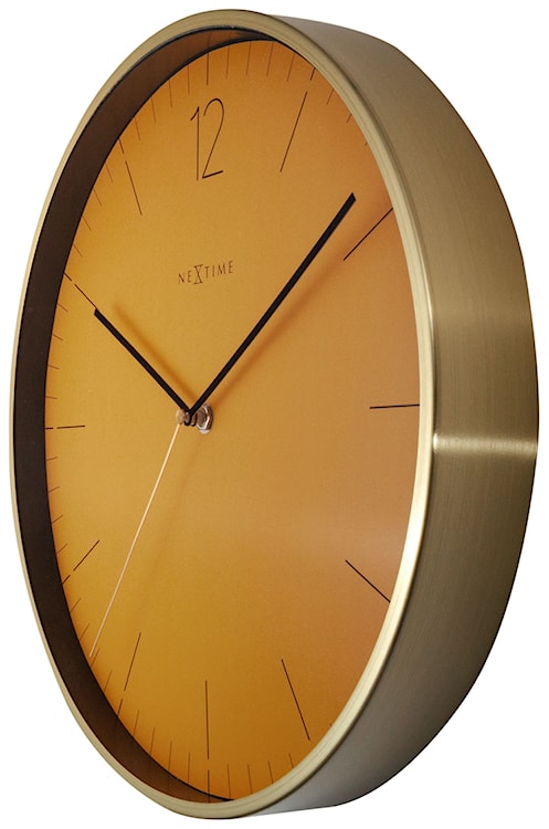 Zegar ścienny Essential 34 cm pomarańczowo-złoty  - zdjęcie 6