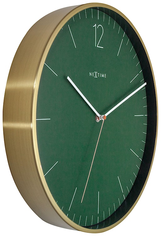Zegar ścienny Essential 34 cm zielono-złoty  - zdjęcie 4