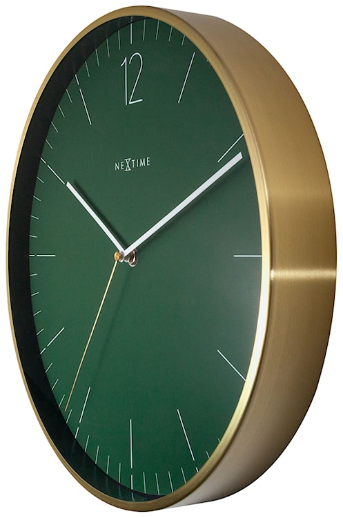 Zegar ścienny Essential 34 cm zielono-złoty  - zdjęcie 5