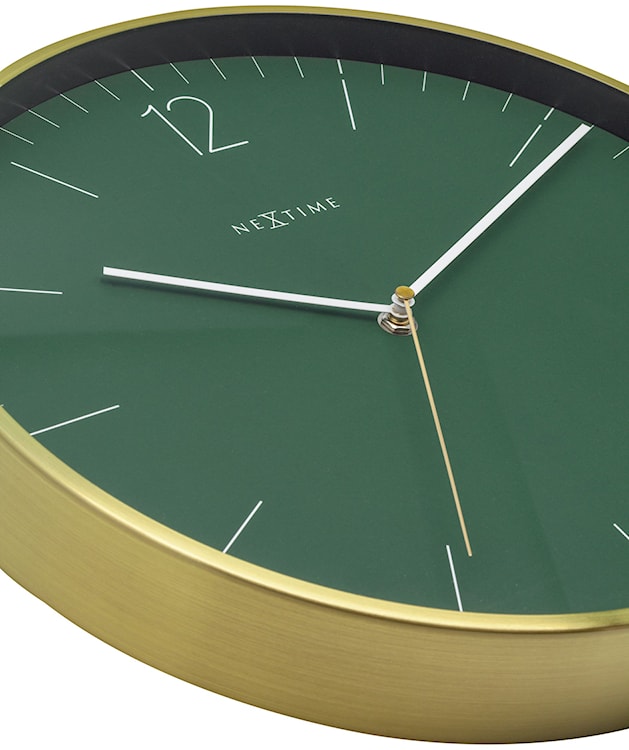 Zegar ścienny Essential 34 cm zielono-złoty  - zdjęcie 6