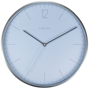 Zegar ścienny Essential 34 cm biało-srebrny