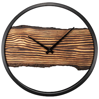 Zegar ścienny Forest 45 cm brązowo-czarny