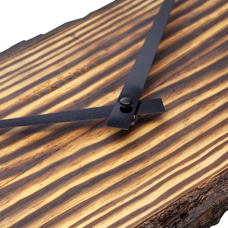 Zegar ścienny Forest 45 cm brązowo-czarny  - zdjęcie 6