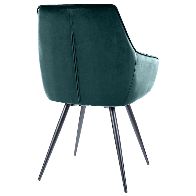 Krzesło tapicerowane Knostly zielone  - zdjęcie 3