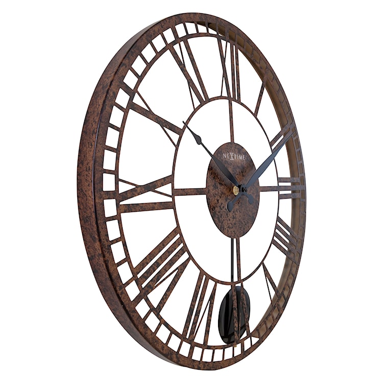 Zegar ścienny London 50 cm brązowy  - zdjęcie 3