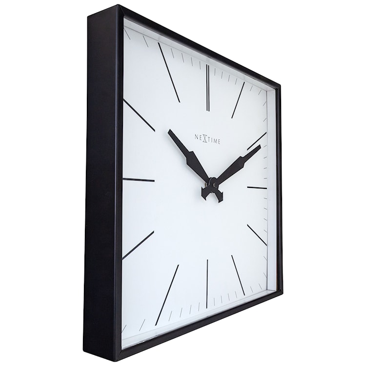 Zegar ścienny Be Square 35 cm czarno-biały  - zdjęcie 3