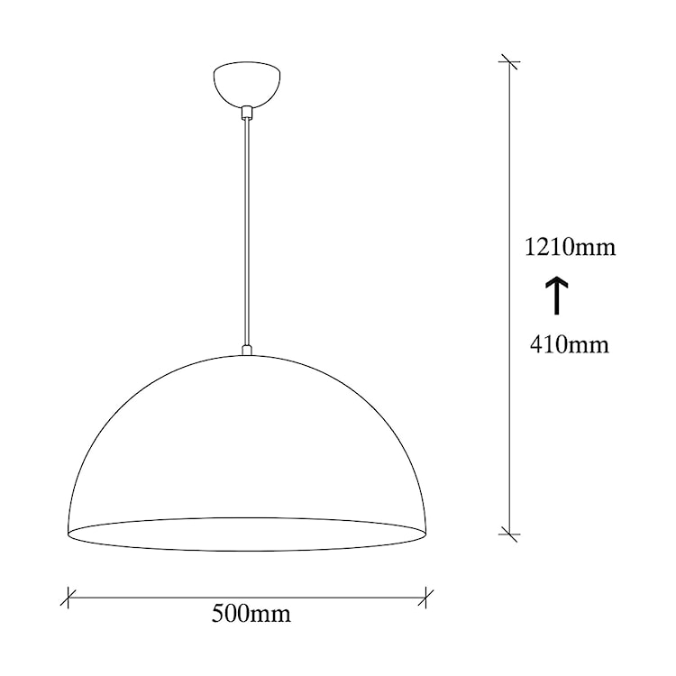 Lampa sufitowa Rientaki średnica 50 cm biała  - zdjęcie 9