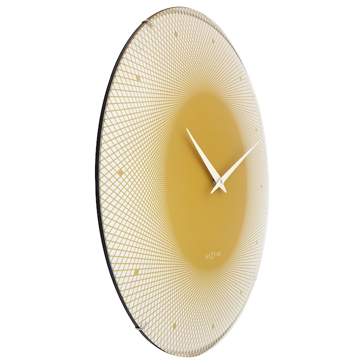Zegar ścienny Deep 50 cm żółty  - zdjęcie 4