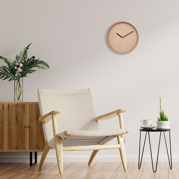 Zegar ścienny Berlin 30 cm różowy  - zdjęcie 3