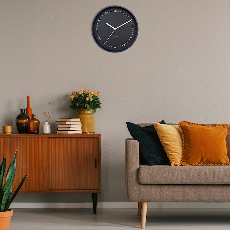 Zegar ścienny Berlin 30 cm czarny  - zdjęcie 3