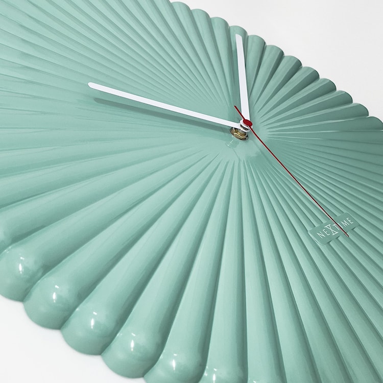 Zegar ścienny Mousse 40 cm zielony  - zdjęcie 5