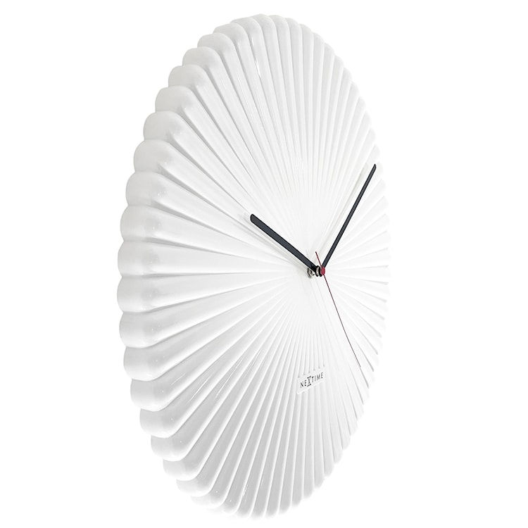 Zegar ścienny Mousse 40 cm biały  - zdjęcie 3