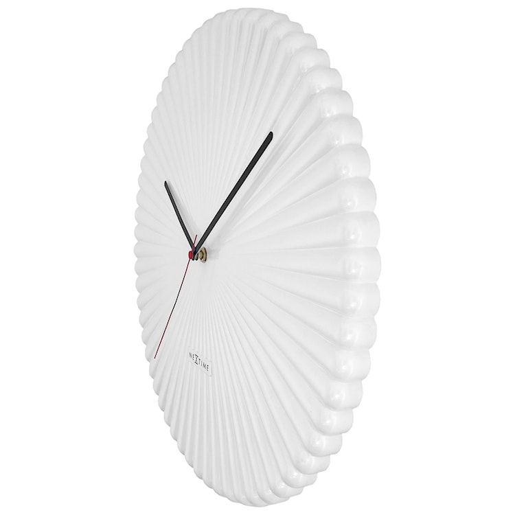Zegar ścienny Mousse 40 cm biały  - zdjęcie 4