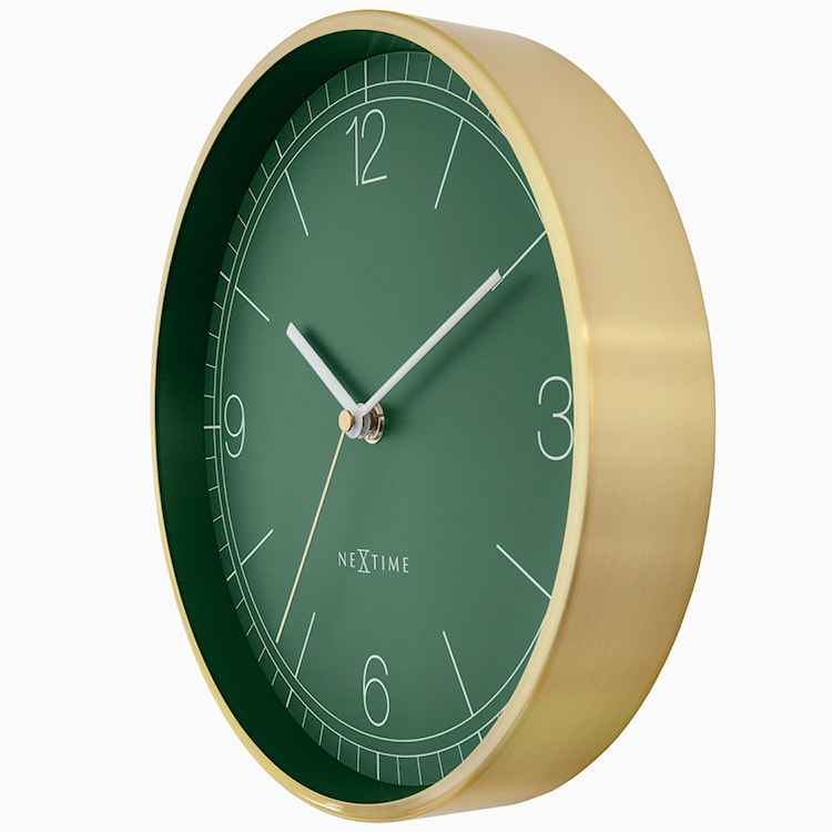 Zegar ścienny Bolero 25 cm zielono-złoty  - zdjęcie 4