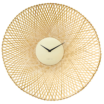 Zegar ścienny Bamboo 60 cm jasnobrązowy