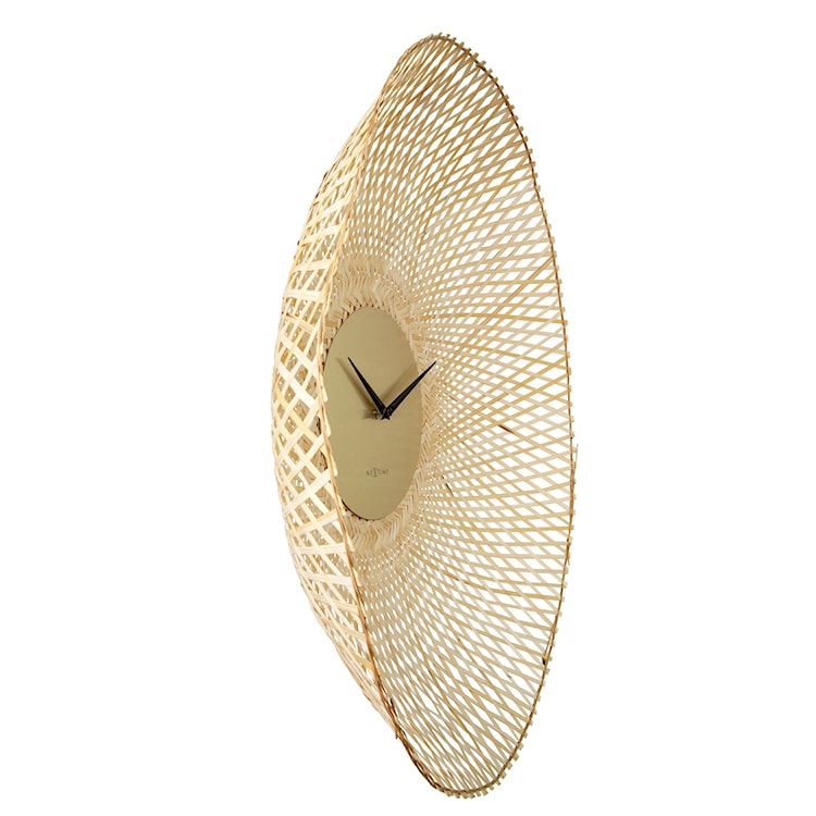 Zegar ścienny Bamboo 60 cm jasnobrązowy  - zdjęcie 3