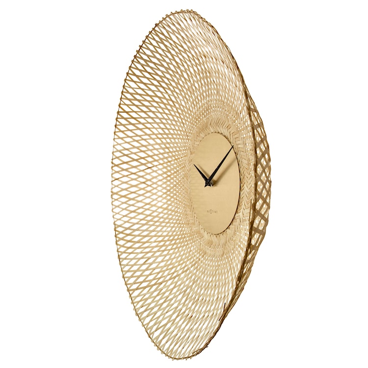 Zegar ścienny Bamboo 60 cm jasnobrązowy  - zdjęcie 4
