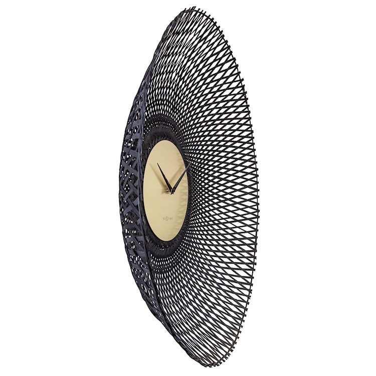 Zegar ścienny Bamboo 60 cm czarny  - zdjęcie 3