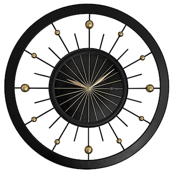Zegar ścienny Orbit 60 cm czarno-złoty