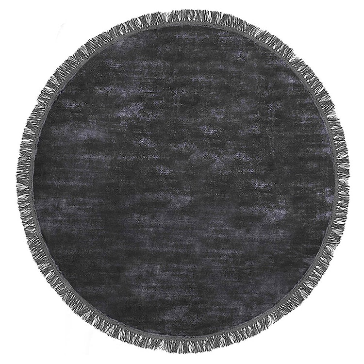 Dywan nowoczesny Rorippa ciemnoszary z frędzlami Prostokątny/160x230  - zdjęcie 2