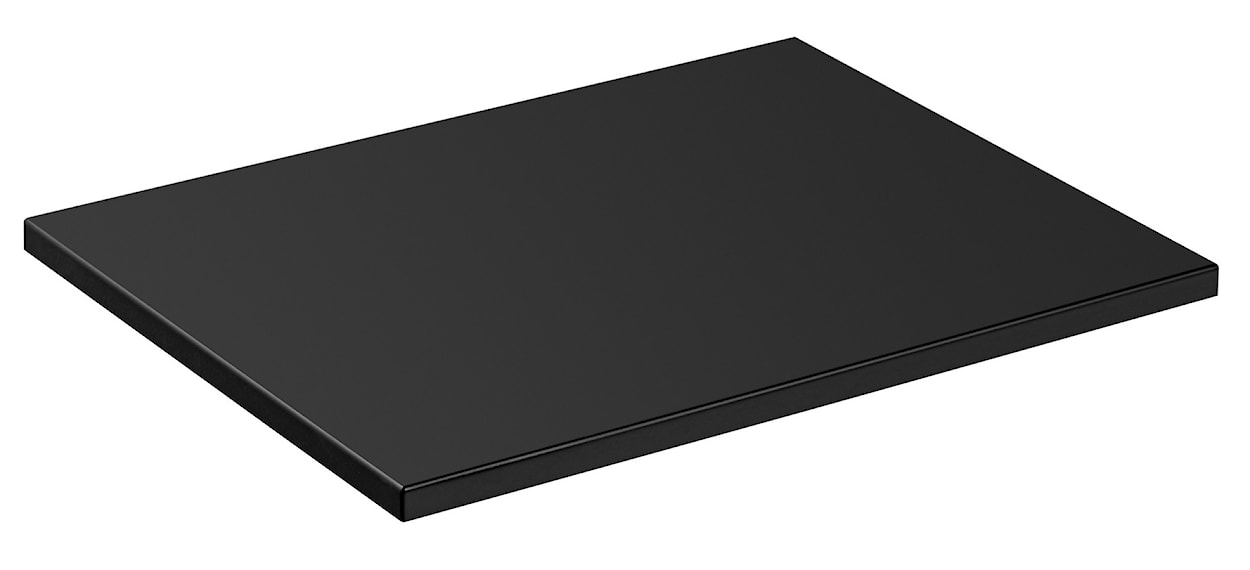 Szafka pod umywalkę Temirni 60 cm czarna lamele z blatem  - zdjęcie 8