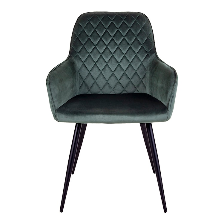 Krzesło tapicerowane Rozates zielone velvet  - zdjęcie 6