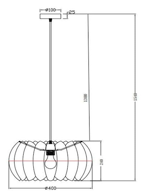 Lampa wisząca Spencer czarno-szara  - zdjęcie 6