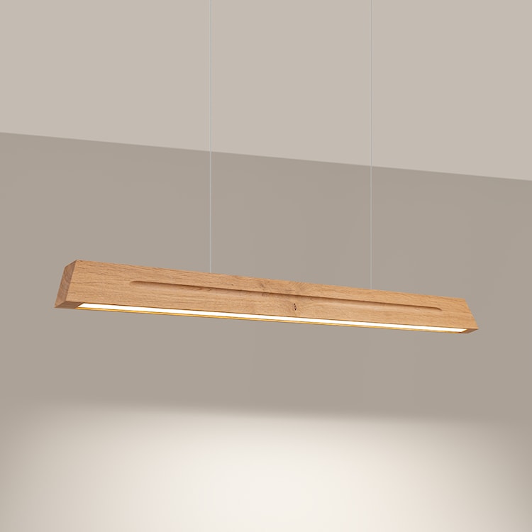Lampa wisząca Skog LED 120 cm dąb 4000K  - zdjęcie 7