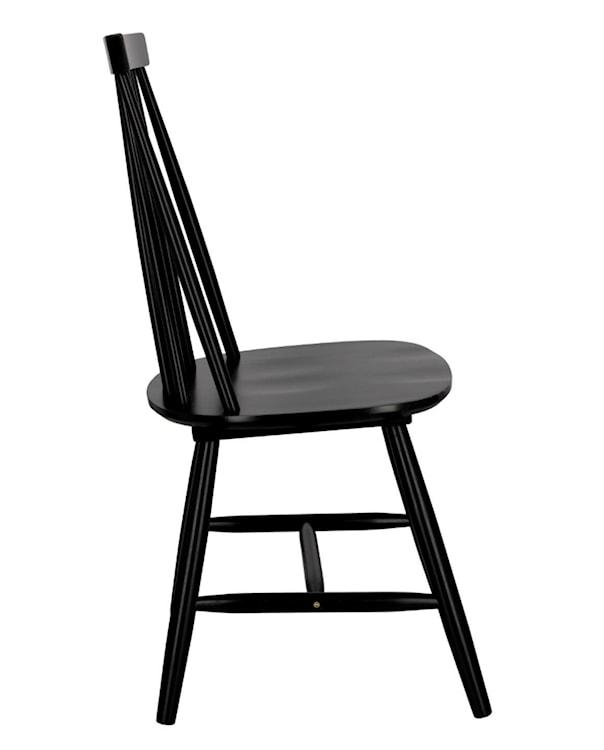 Krzesło drewniane Neerage czarne  - zdjęcie 6