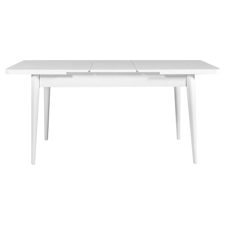 Stół rozkładany Elioused 129-163x80 cm biały  - zdjęcie 3