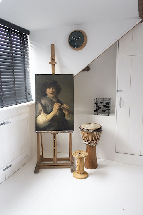 Zegar ścienny Cork 30 cm zielono-brązowy  - zdjęcie 4