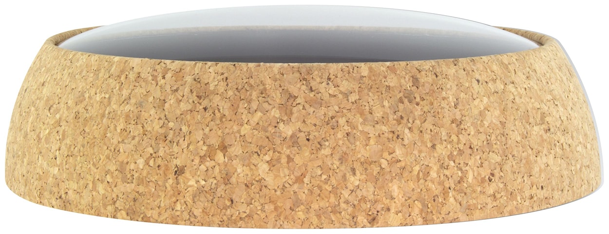 Zegar ścienny Cork 30 cm biało-brązowy  - zdjęcie 7