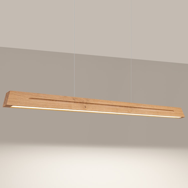 Lampa wisząca Skog LED 150 cm dąb 4000K  - zdjęcie 7