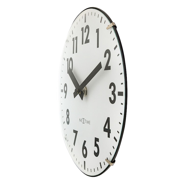 Zegar ścienny Duomo 20 cm biało-czarny  - zdjęcie 6