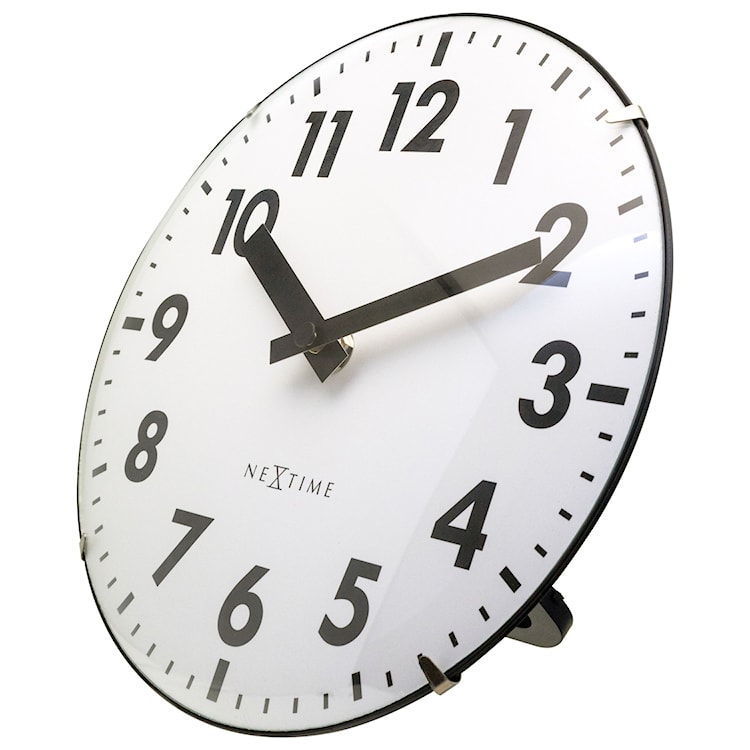 Zegar ścienny Duomo 20 cm biało-czarny  - zdjęcie 8