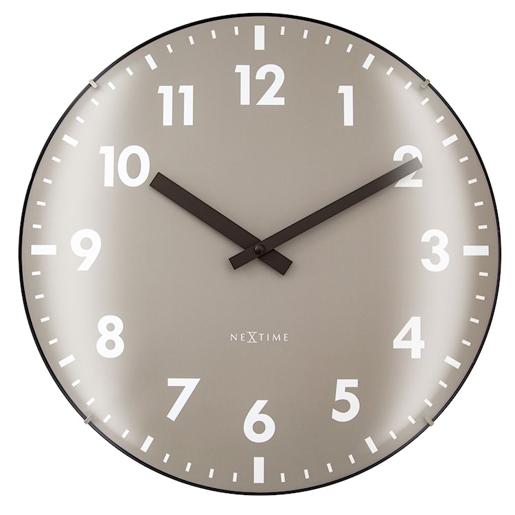 Zegar ścienny Duomo 35 cm khaki 