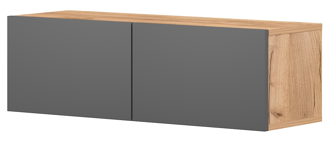 Zestaw dwóch szafek  Pacados wiszące 80 cm Dąb craft złoty/ Grafitowy  - zdjęcie 7
