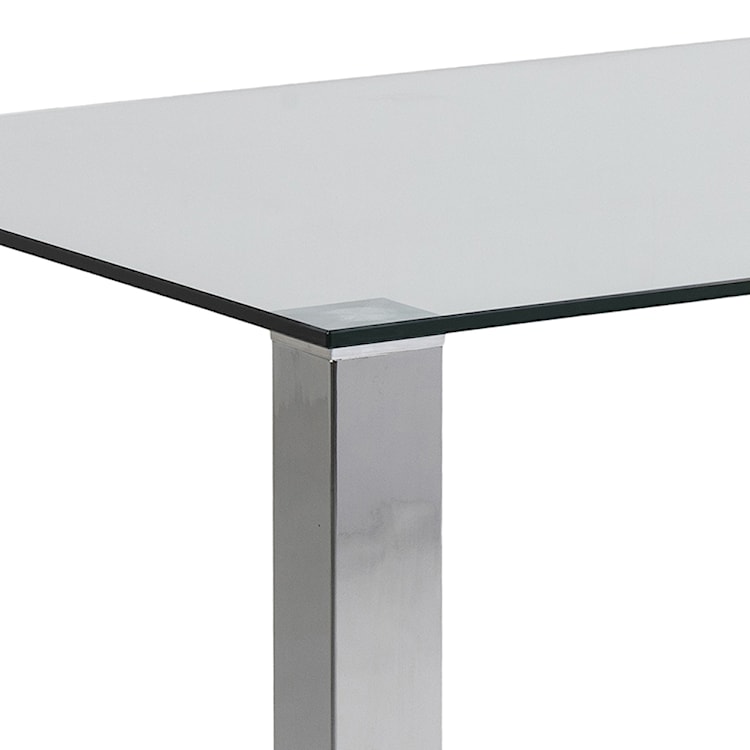 Stół do jadalni Diogo 180x90 cm ze szklanym blatem  - zdjęcie 6
