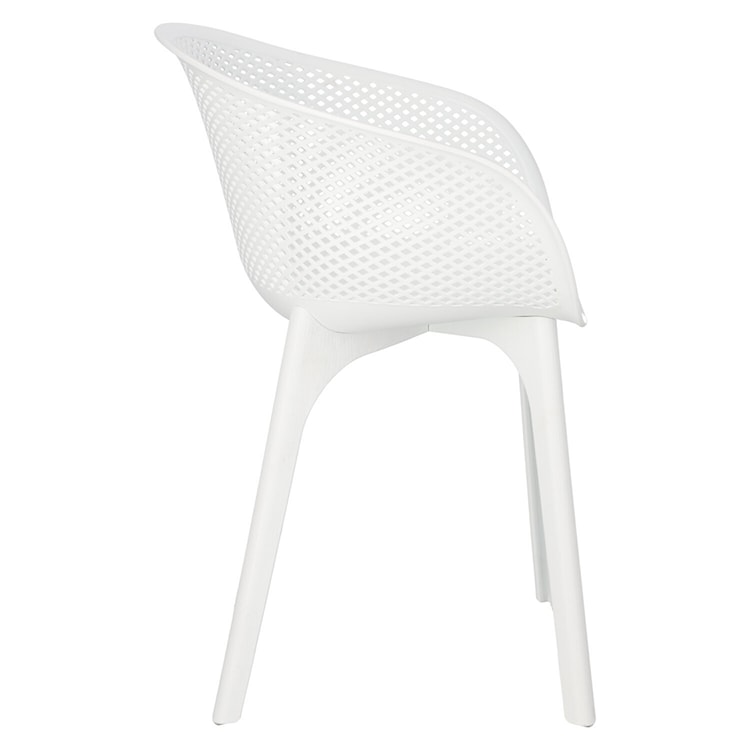 Krzesło z tworzywa Depleave białe  - zdjęcie 6