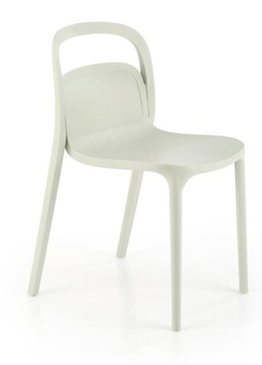 Krzesło z tworzywa Collously miętowe 