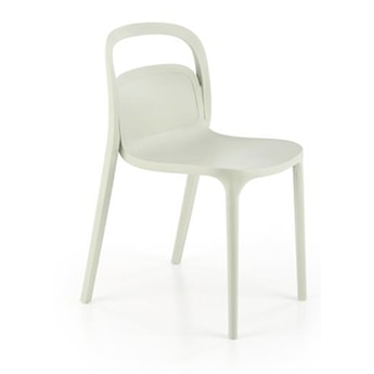 Krzesło z tworzywa Collously miętowe