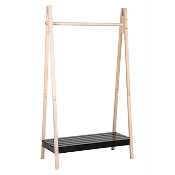 Wieszak stojący Liccort czarny/naturalny