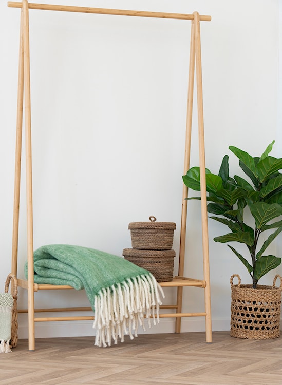 Wieszak stojący Ausets bambus  - zdjęcie 3