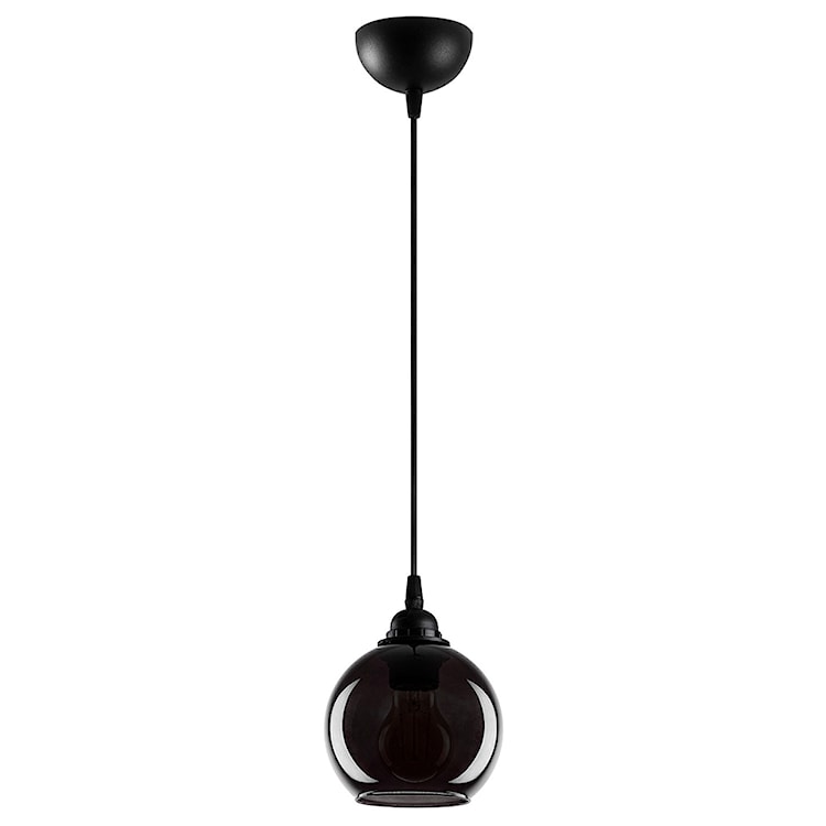 Lampa wisząca Communis 15 cm dymiony klosz  - zdjęcie 5