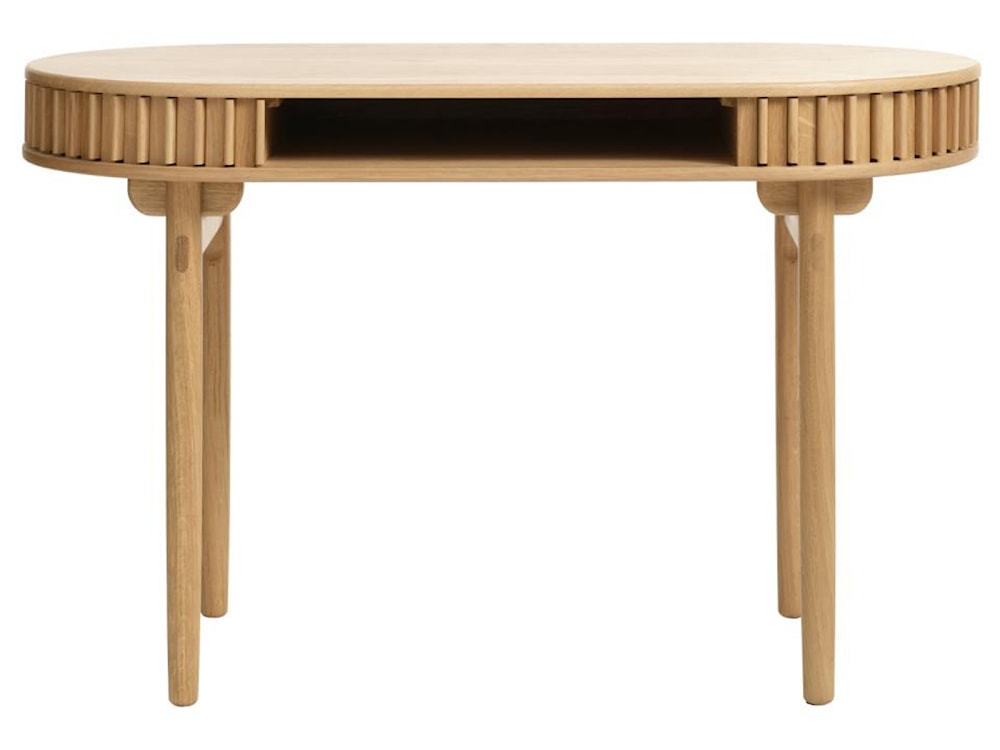 Biurko Yoffers 120x60 cm lamele dąb naturalny  - zdjęcie 10