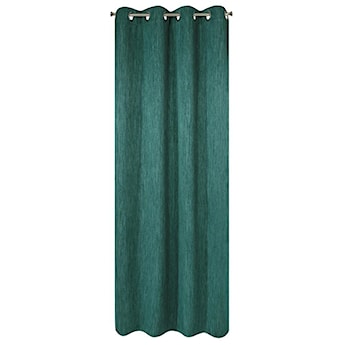 Zasłona Rossie z tkaniny melanżowej 135x250 cm zielona