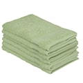 Zestaw sześciu ręczników Bainrow 30/50 cm zielony 