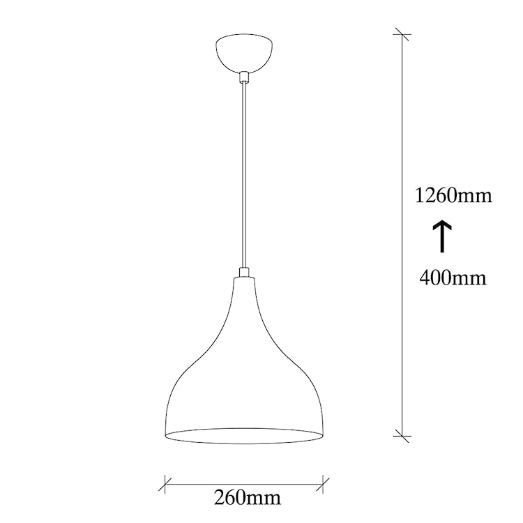 Lampa sufitowa Ardulace średnica 26 cm miedziana/czarna  - zdjęcie 10