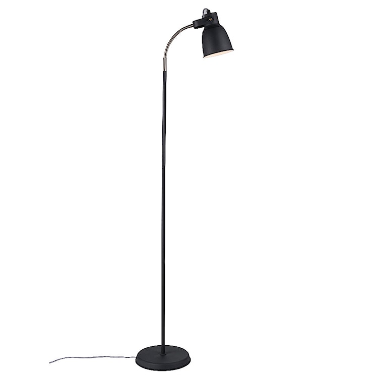 Lampa podłogowa Adrian 151 cm czarna industrialna 